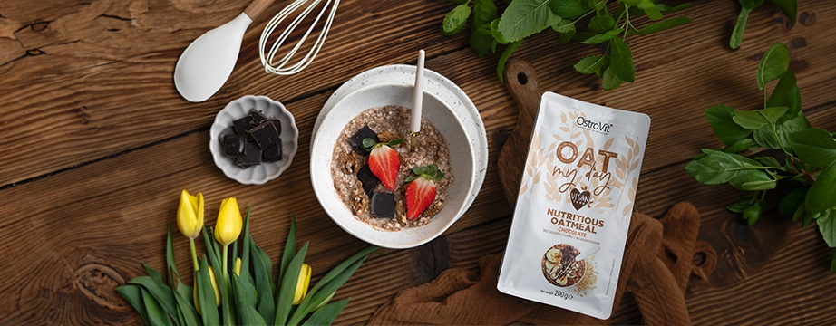 OstroVit Oat My Day 200 g Chocolate — Chocolate — Powder view 2