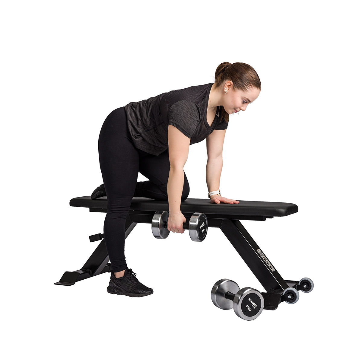 Wrange Pro Line Flat Bench lame pink view 2
