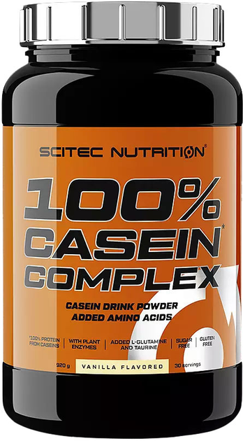 Scitec 100% Casein Complex 920g Belgia šokolaad — Chocolate — Powder - image 1 of 2