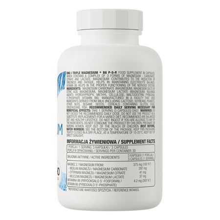 OstroVit Triple Magnesium + B6 P-5-P 90caps — Capsules view 3