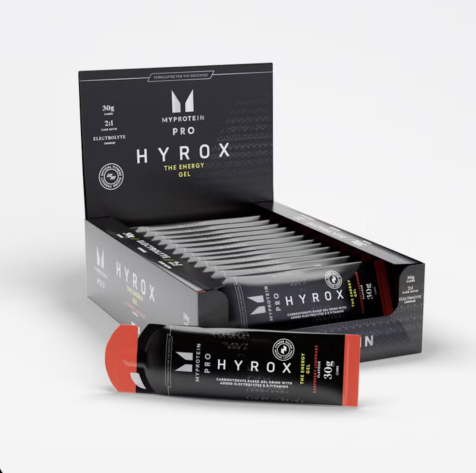MyProtein Pro Hyrox The energy gel 60ml Vaarika-limonaad — Lemon - image 1 of 2