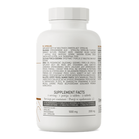 OstroVit Spiruline 90tabs — Tabs view 3