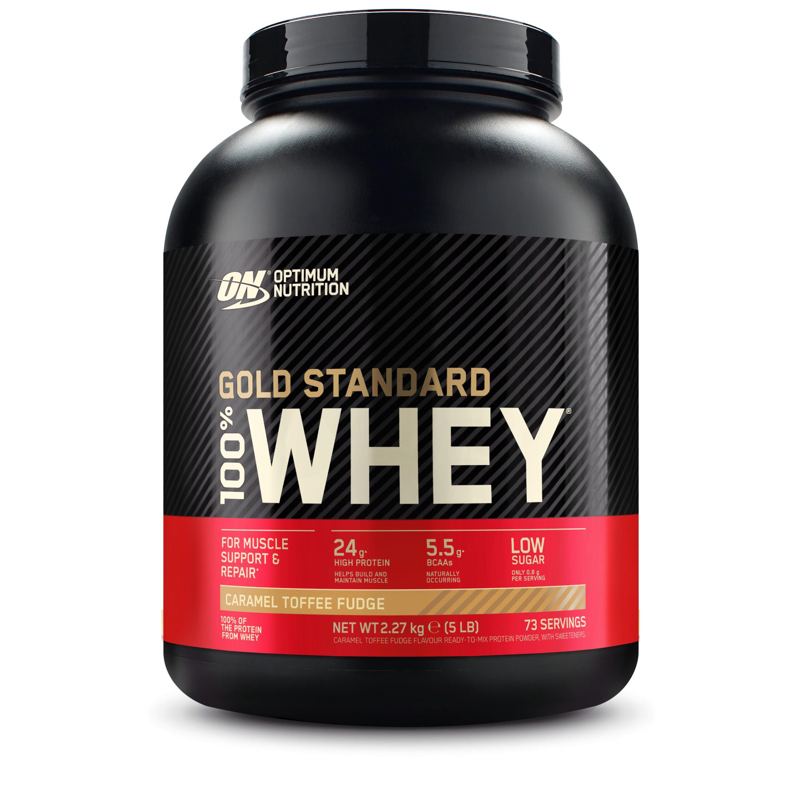 Optimum-nutrition Gold Standard 100% Whey 2.27kg Karamell — Caramel — Powder - image 1 of 2