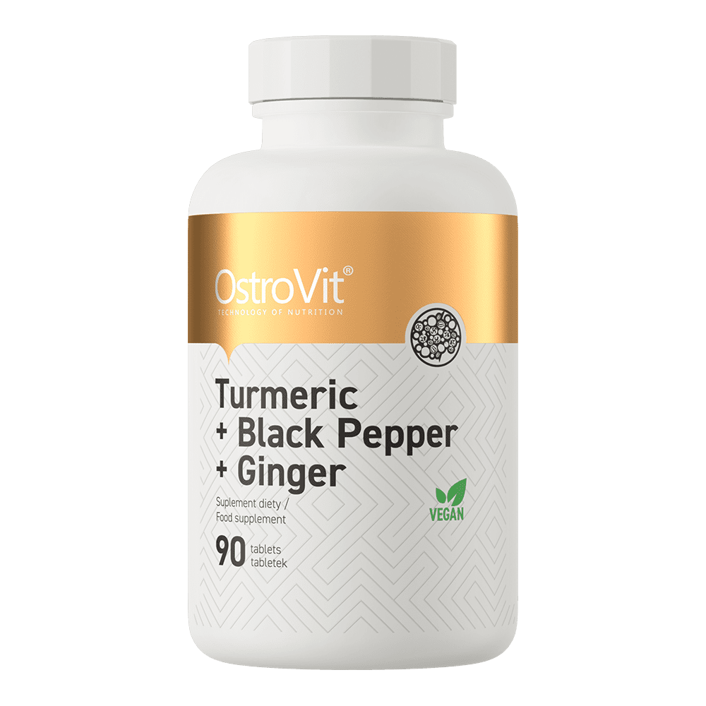 OstroVit Turmeric + Black pepper + Ginger 90tabs