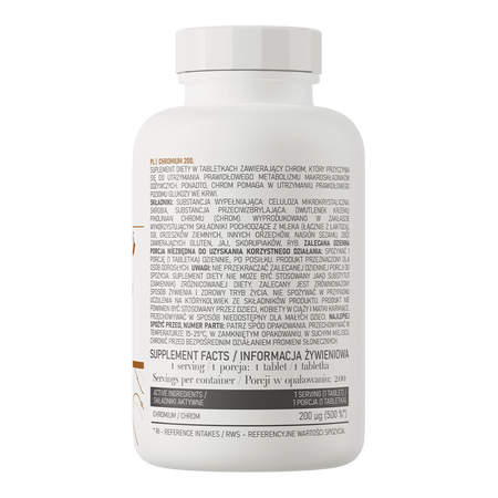 OstroVit Chromium 200 μg 200tabs — Tabs view 3