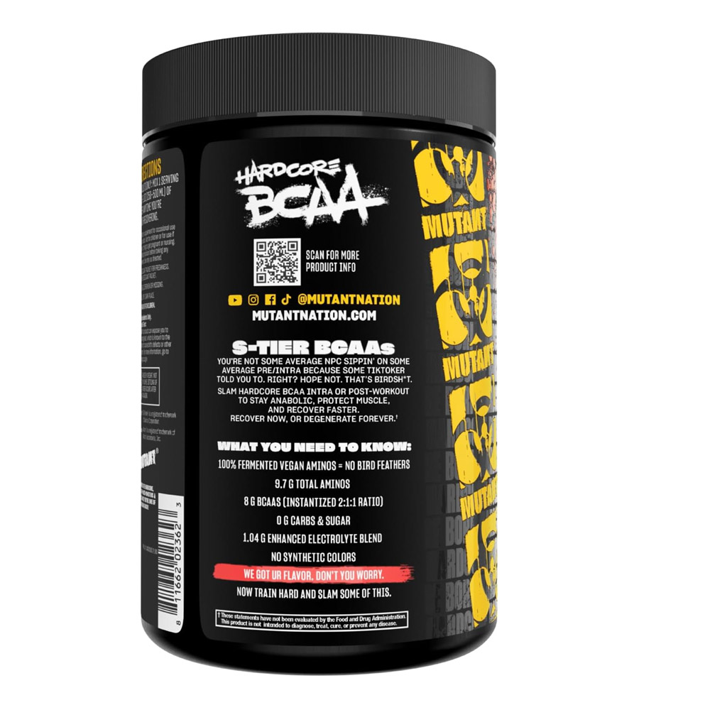 Mutant Hardcore BCAA 390g Sinine vaarikas — Blue Raspberry — Powder view 4