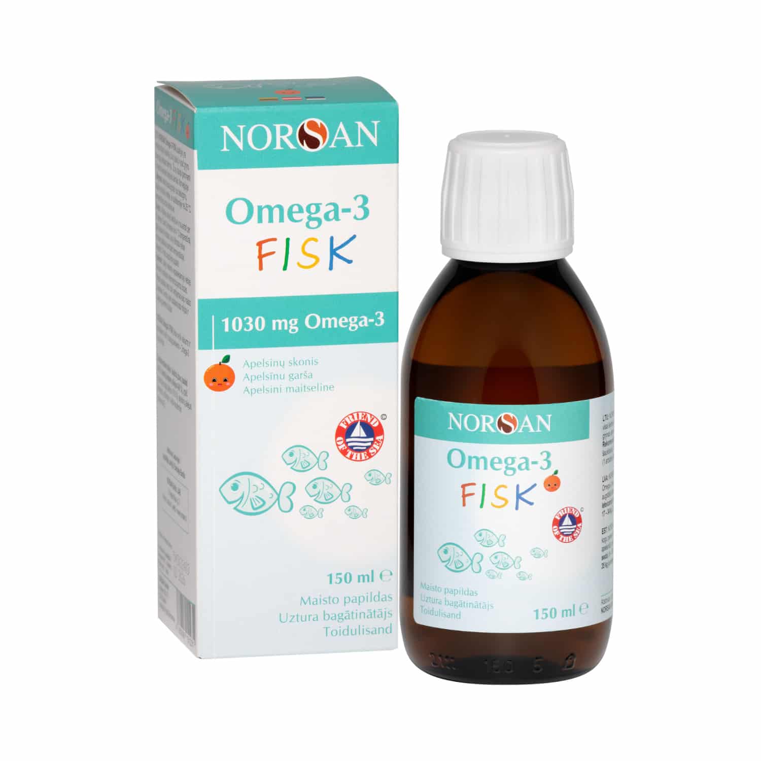 Omega-3 FISK, õli, 150 ml — Capsules - image 1 of 6