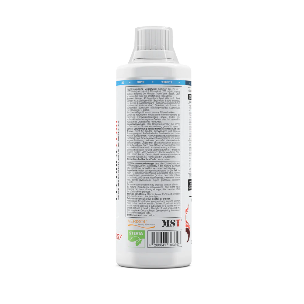 MST Fish collagen + Verisol 500ml Metsik kirss — Cherry — Liquid view 3
