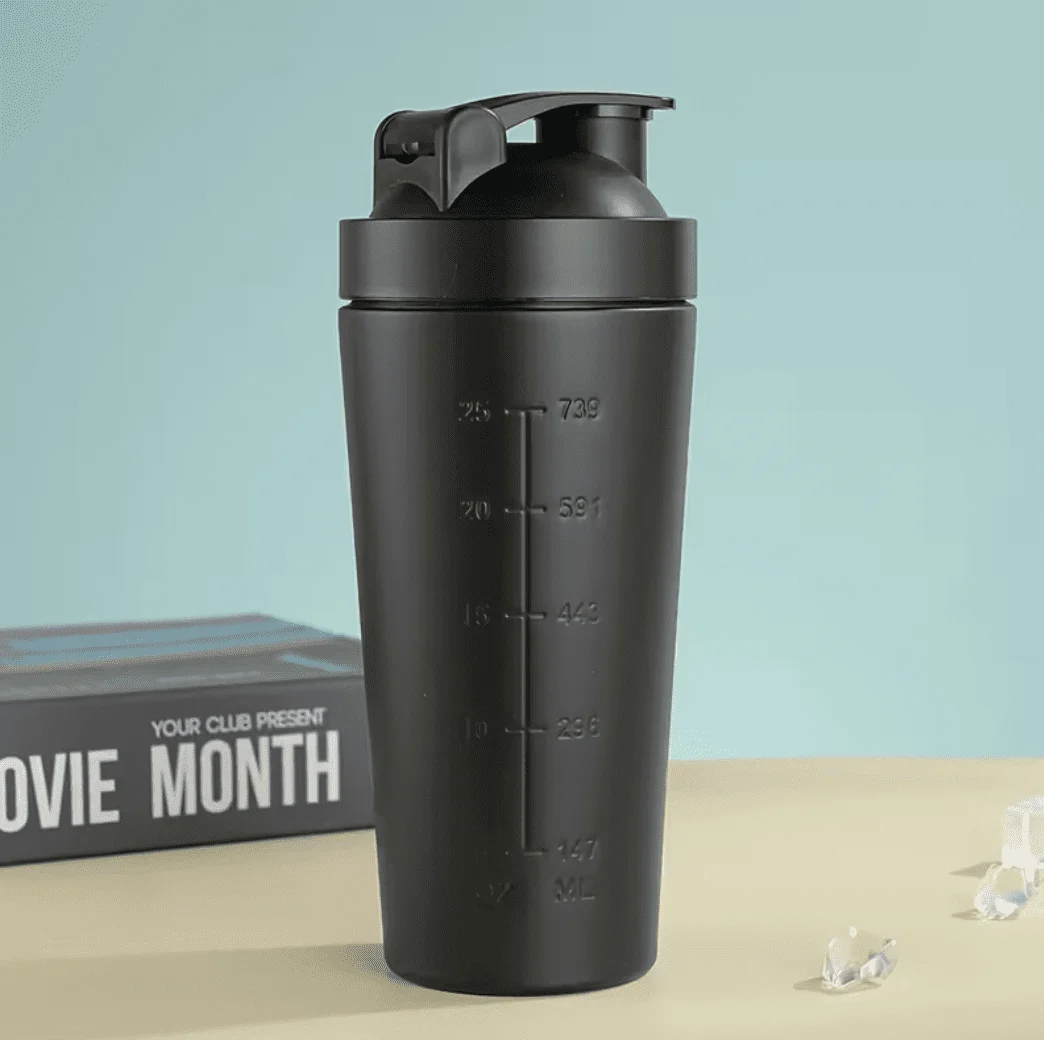 Roostevabast terasest loksutuskruus mõõteskaalaga 750ml must — Accessory - product image