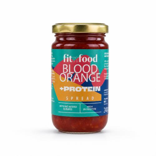 Fit n Food Blood orange and protein spread 240g — Orange — Powder - product image