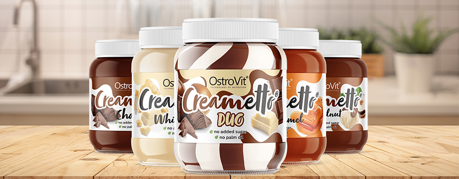 OstroVit Creametto 350g Valge šokolaad — Chocolate — Powder view 2