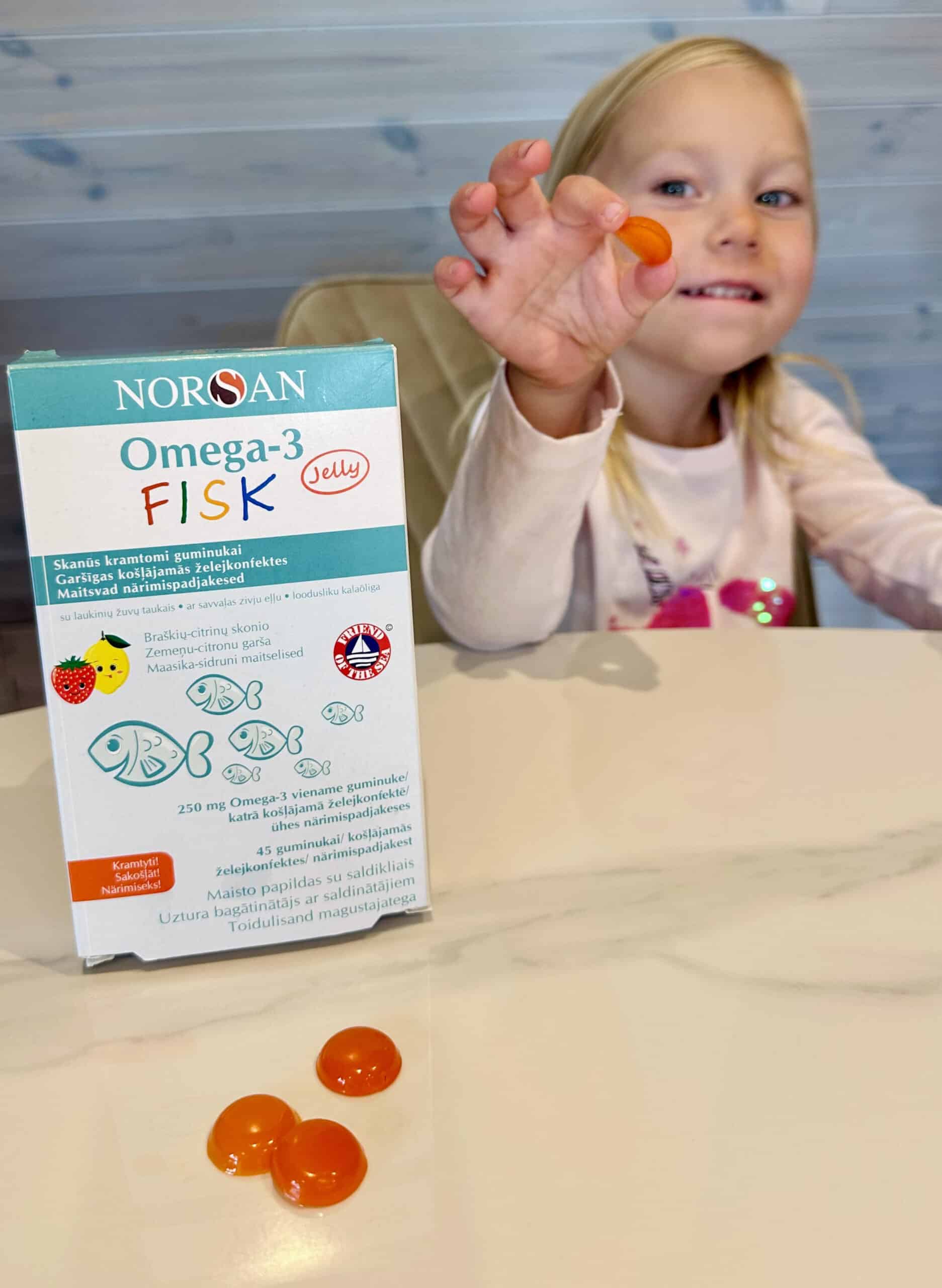 Omega-3 FISK Jelly, želatiinist närimispadjakesed 45 või 120 tk. — Capsules view 3