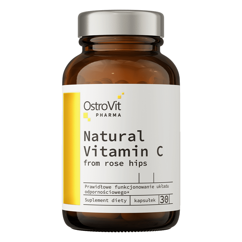 OstroVit Pharma natural Vitamin C from rose hips 30caps
