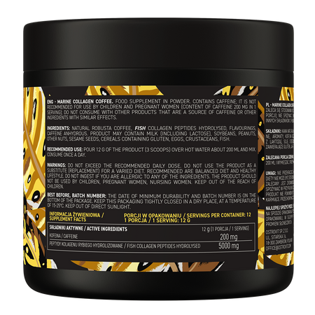 OstroVit Coffee with Marine Collagen 150g Kreemilised vahvlid — Cream Wafers — Powder view 3