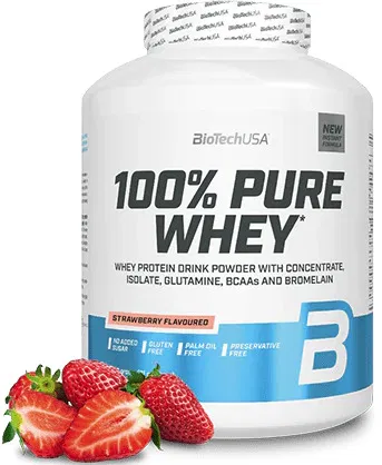 BIOTECHUSA 100% Pure Whey 2270g Maasikas