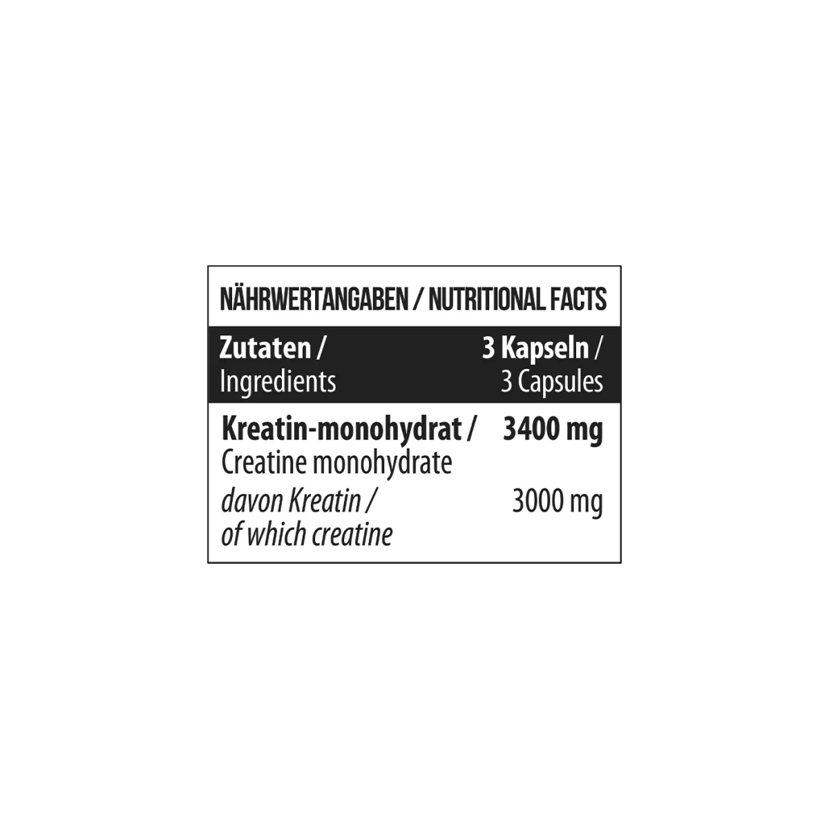 MST Nutrition® Kreatiin Monohüdraat 3400mg 180 kapslit — Capsules view 5
