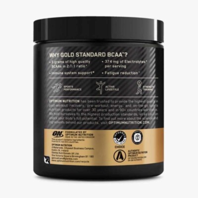 Optimum-nutrition Gold Standard BCAA 266g Vaarika-granaatõuna — Vaarika Granaatouna — Powder view 3
