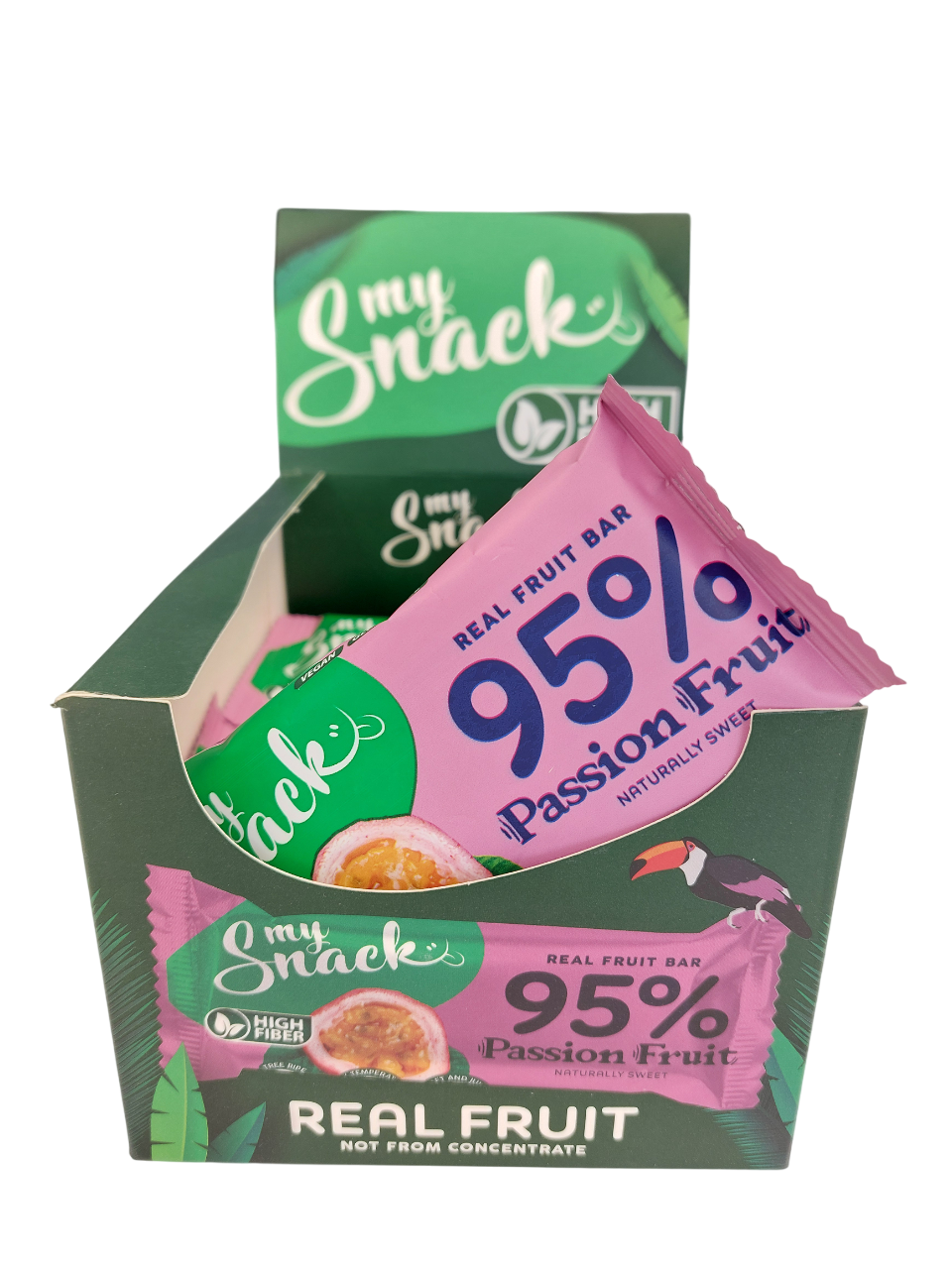 95% passioni puuviljabatoon 30g — Passion-Fruit — Bar view 3