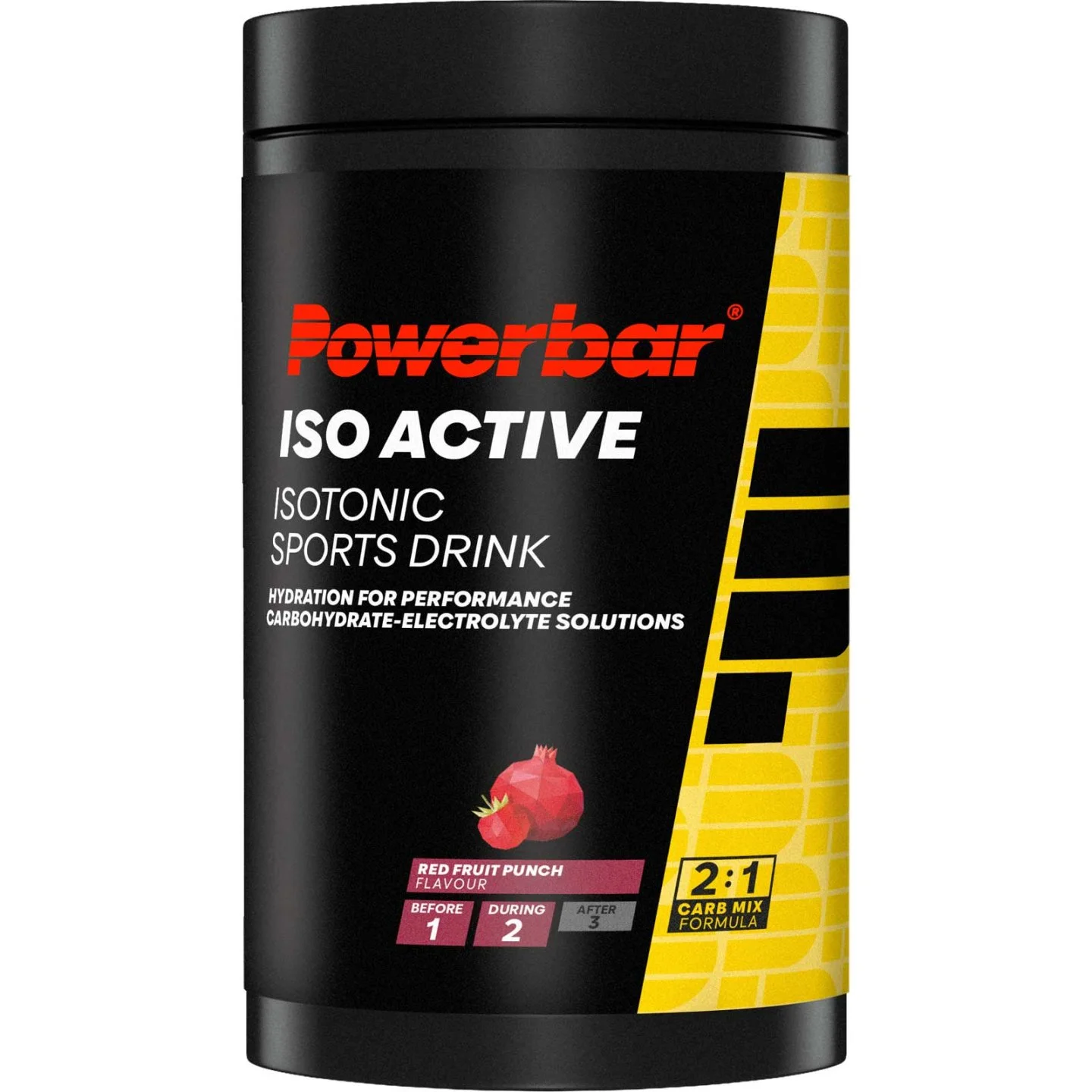 PowerBar Iso Active 600g Punased puuviljad