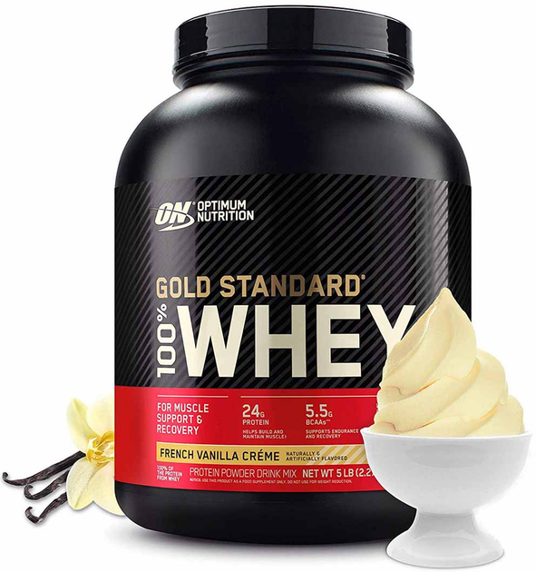 Optimum-nutrition Gold Standard 100% Whey 2.27kg Vanillijäätis — Vanilla — Powder - image 1 of 2