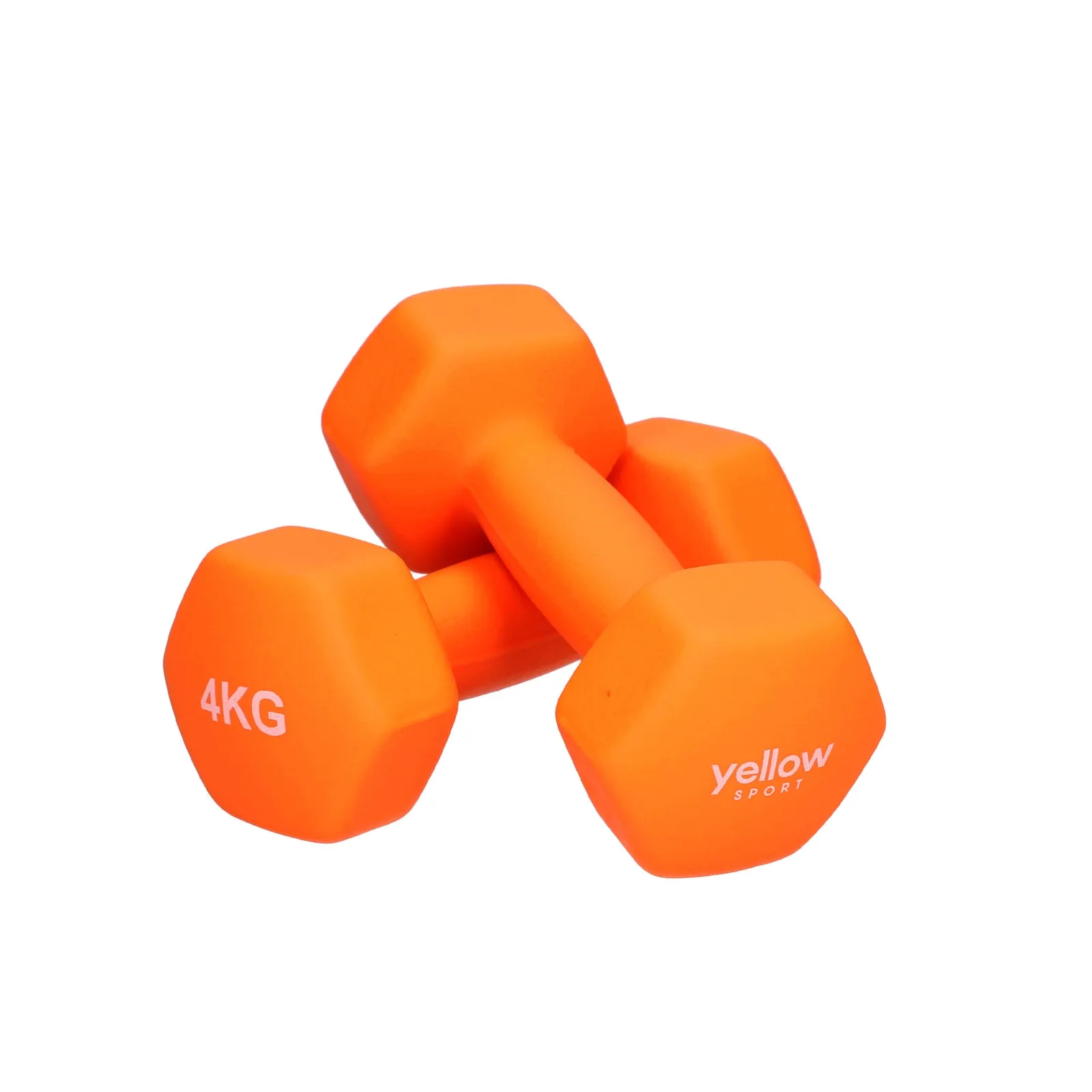 Hantlid Dumbbell Set Yellow Sport 2x4 kg oranž view 1