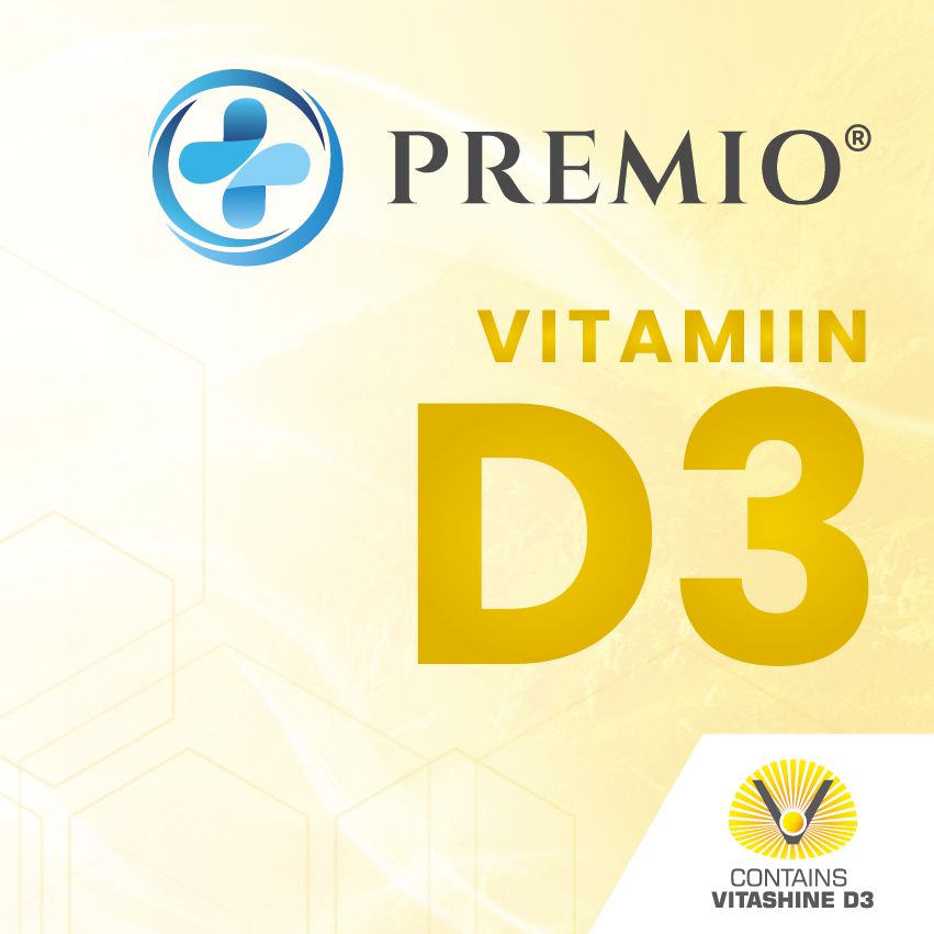 PREMIO® vitamiin D3 (Vitashine D3®) view 1
