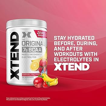 XTEND Original Amino Acids 30 servings Puuvilja punš — Fruit Punch — Powder view 2