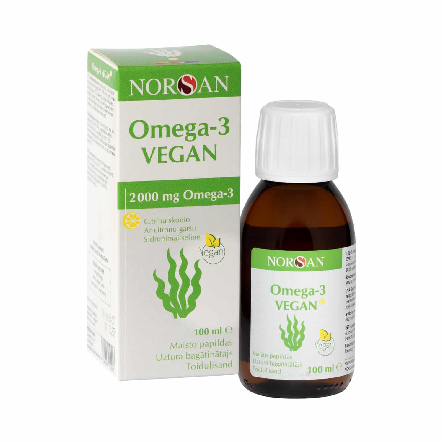 Omega-3 Vegan, õli, 100 ml