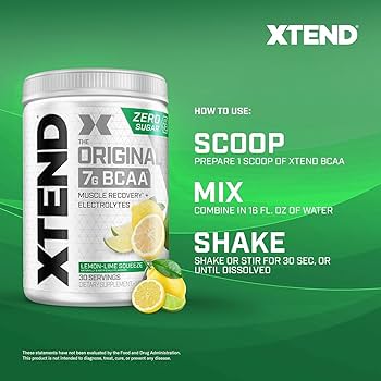 XTEND Original Аминокислоты 30 порций Лимон-лайм — Lemon Lime — Powder view 2
