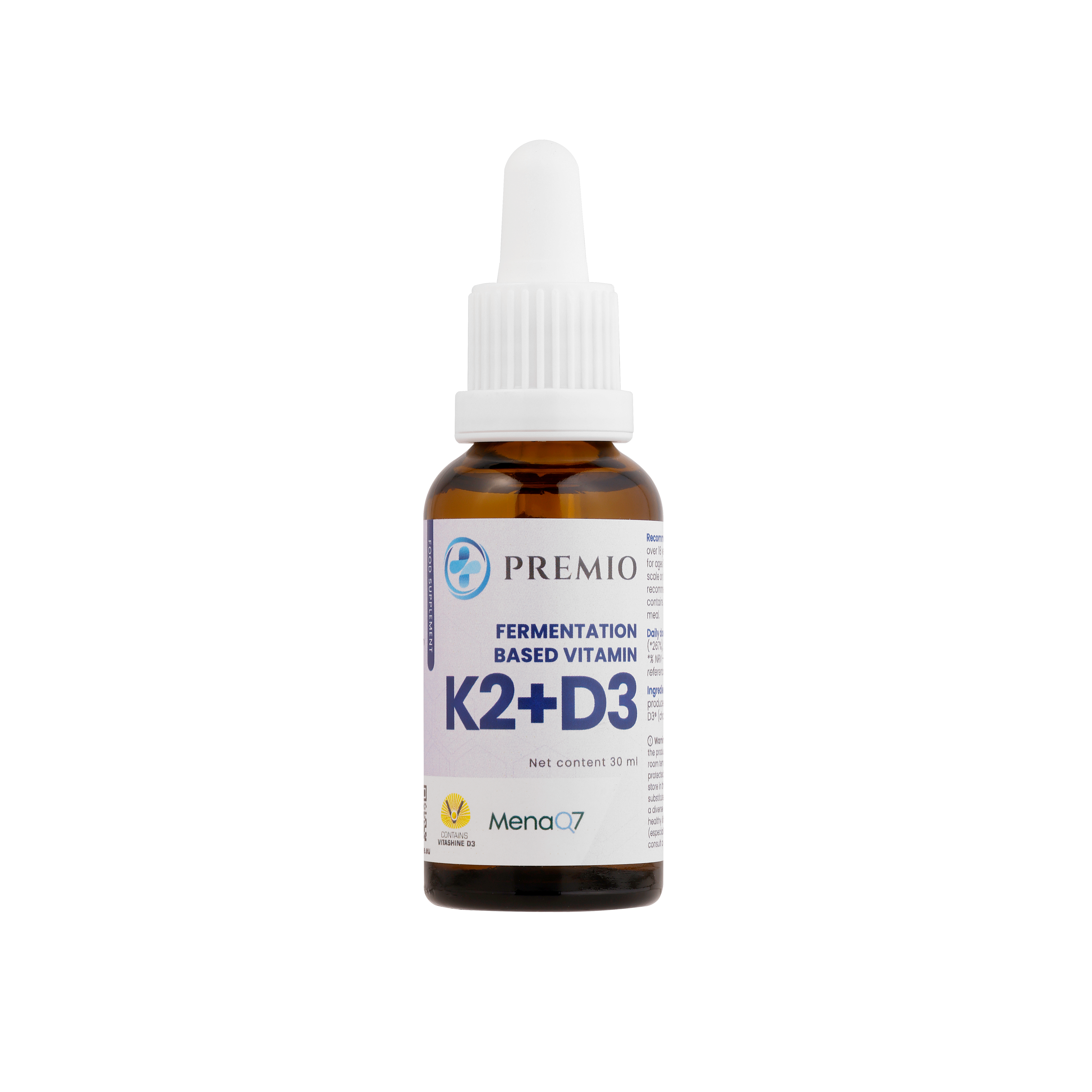 PREMIO® vitamiin K2+D3 (MenaQ7®+D3) view 3