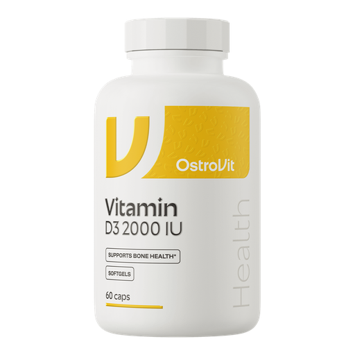 OstroVit Vitamin D3 2000 IU 60 softgels — Softgels - product image