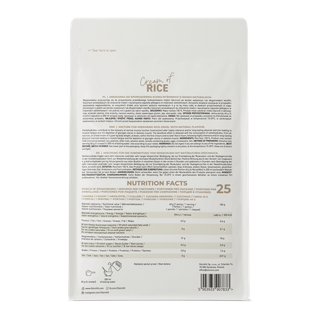 OstroVit Cream of Rice 1000g Naturaalne — Unflavored — Powder view 3