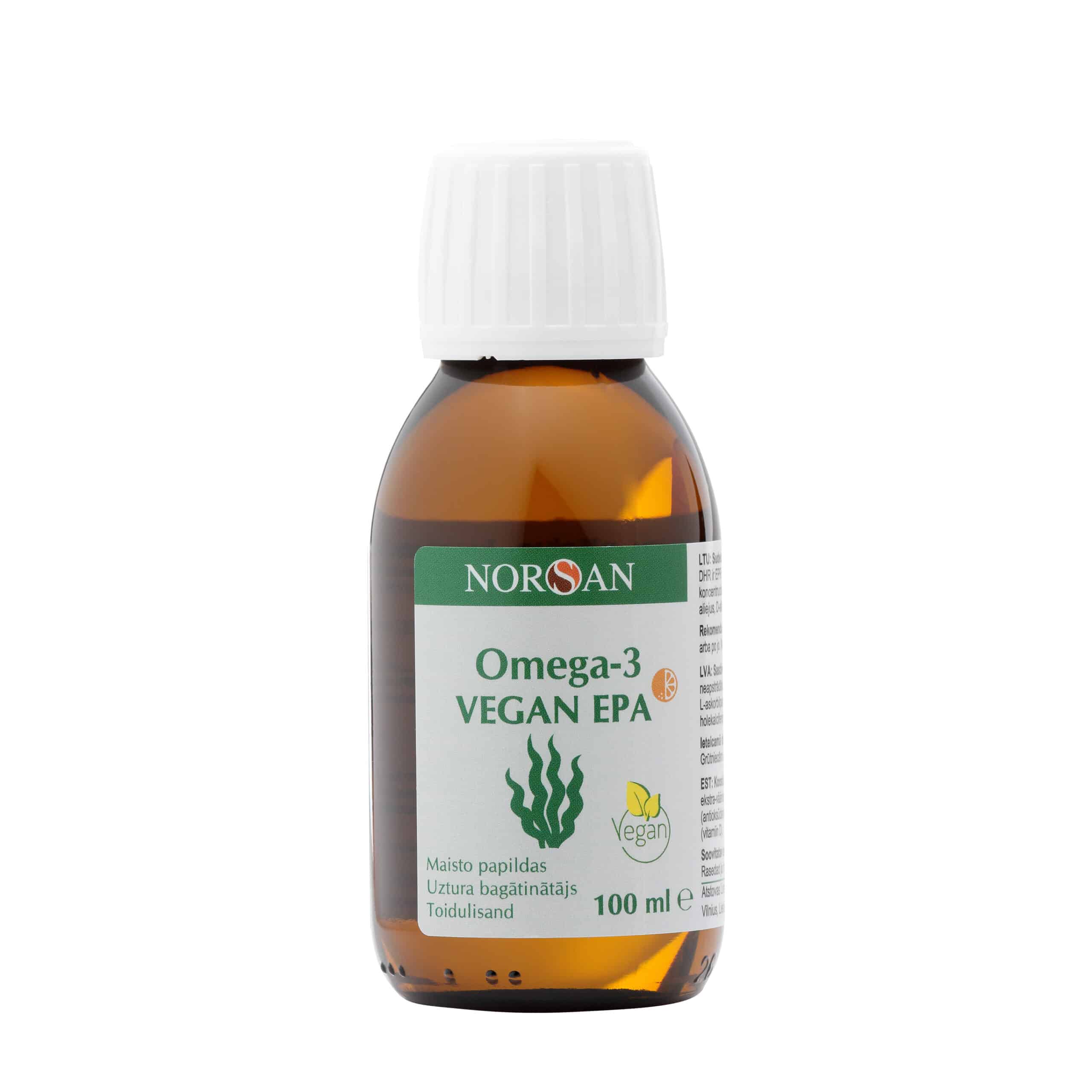 Omega-3 Vegan EPA, õli, 3×100 ml — Capsules view 3