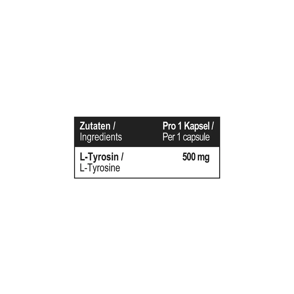 MST L-Tyrosine 500mg 90caps — Capsules view 4