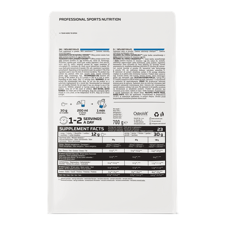 OstroVit 100% Whey Isolate 700g Šokolaad — Chocolate — Powder view 2