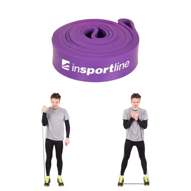 Venituskumm/treeningkumm Resistance Band inSPORTline Hangy 32 mm Medium lilla view 2