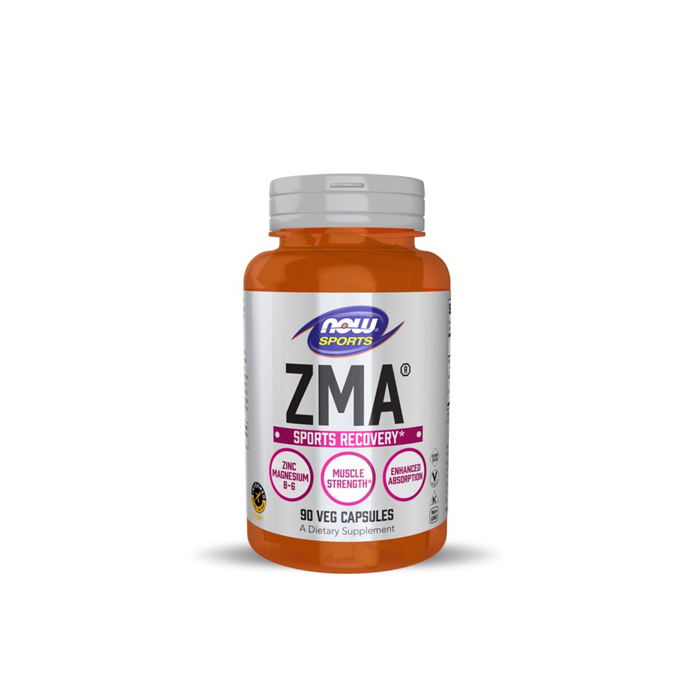 NOW ZMA Sports Recovery 90 veg. caps. — Capsules view 1