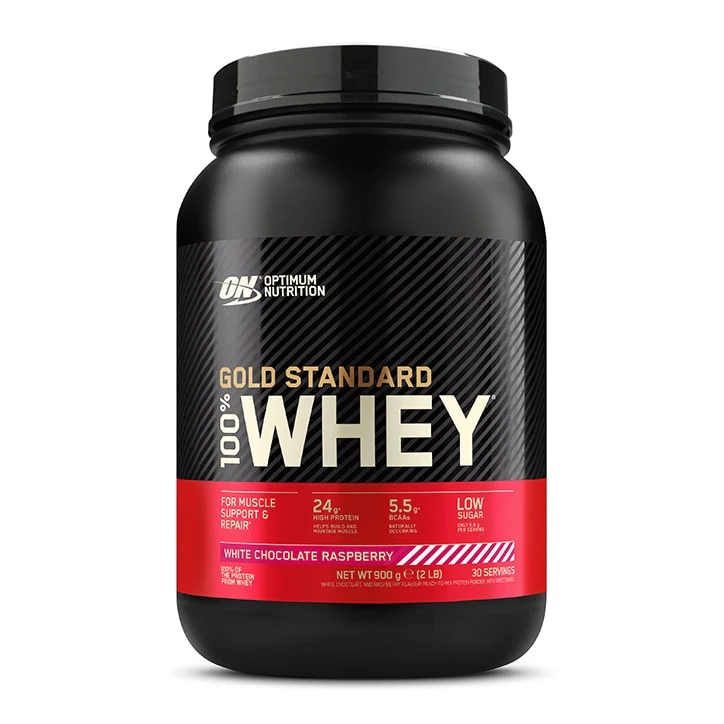 Optimum Nutrition Gold Standard 100% Whey - White Chocolate & Raspberry — Chocolate — Powder - image 1 of 4