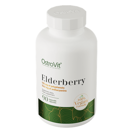 OstroVit Elderberry VEGE 90caps — Berry — Capsules view 2