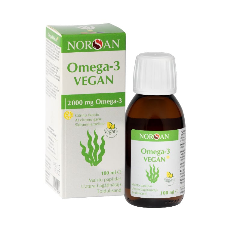 Omega-3 Vegan, õli, 3×100 ml — Capsules view 2