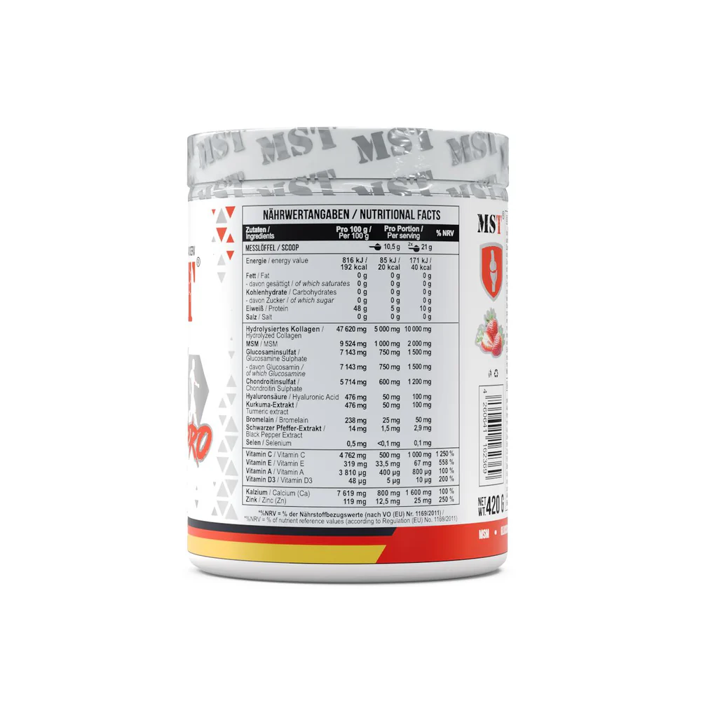 MST Flex Pro Maasikas 420g — Strawberry — Powder view 2