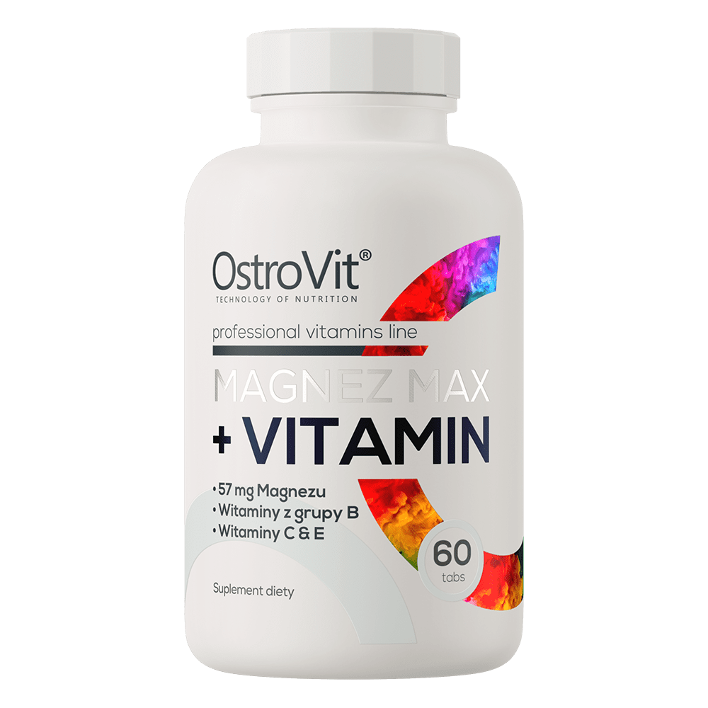OstroVit Magnesium MAX + Vitamin 60tabs — Tabs view 1