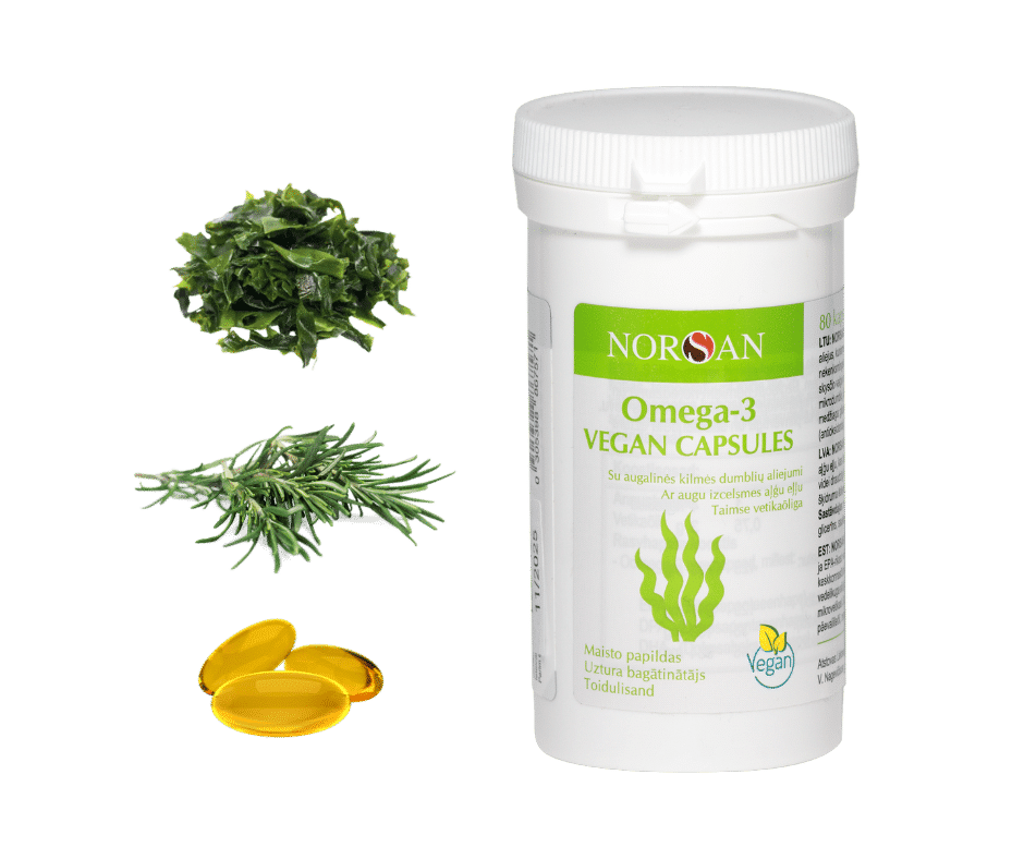 Omega-3 Vegan, kapslid, 80 tk. — Capsules view 3