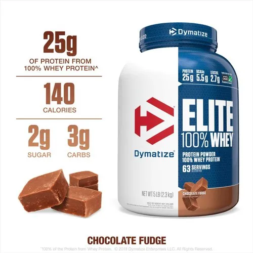 Dymatize Elite Whey valgupulber 2,17 kg Šokolaadifudge — Chocolate — Powder view 2
