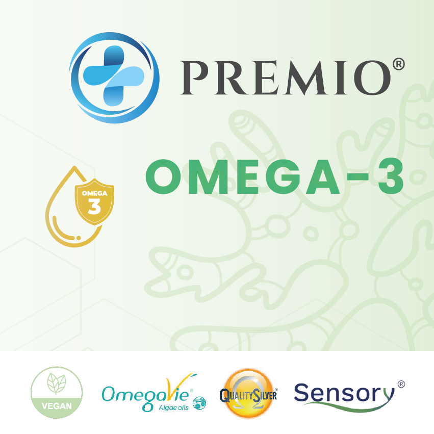 PREMIO® omega-3 (mikrovetikate OMEGA-3) — Capsules view 1