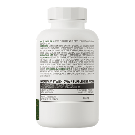 OstroVit Lemon Balm VEGE 90caps — Lemon — Capsules view 3