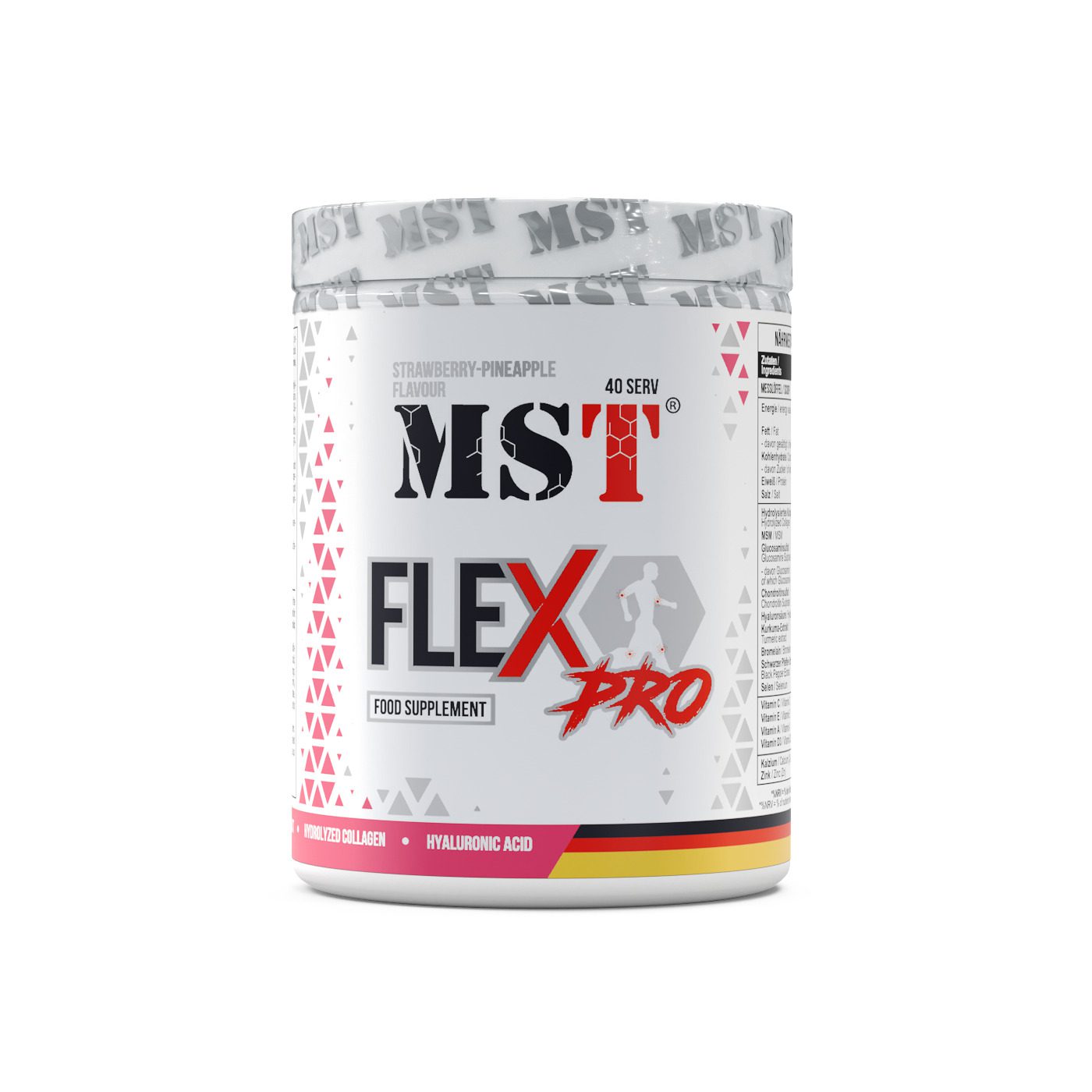 MST Flex Pro Maasikas 420g — Strawberry — Powder view 1