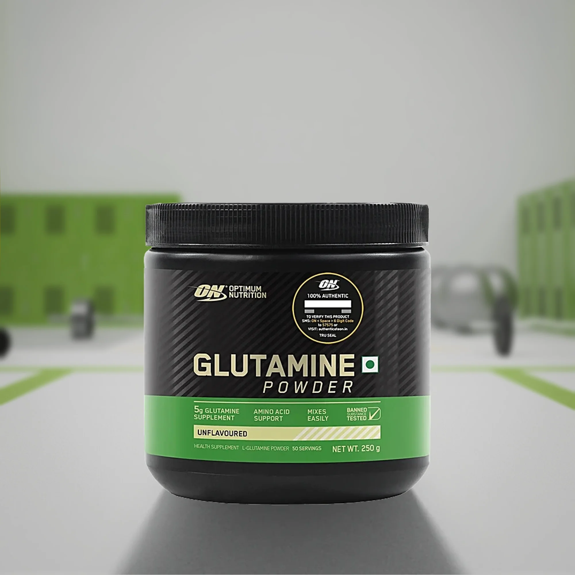 Optimum-nutrition Glutamine 630g — Bez Garsas — Powder view 2