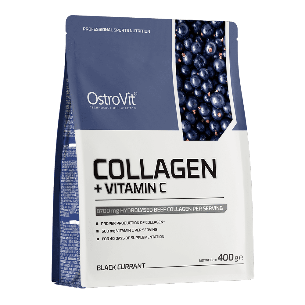 OstroVit Collagen + Vitamin C 400g Must sõstar — Currant — Powder - image 1 of 2
