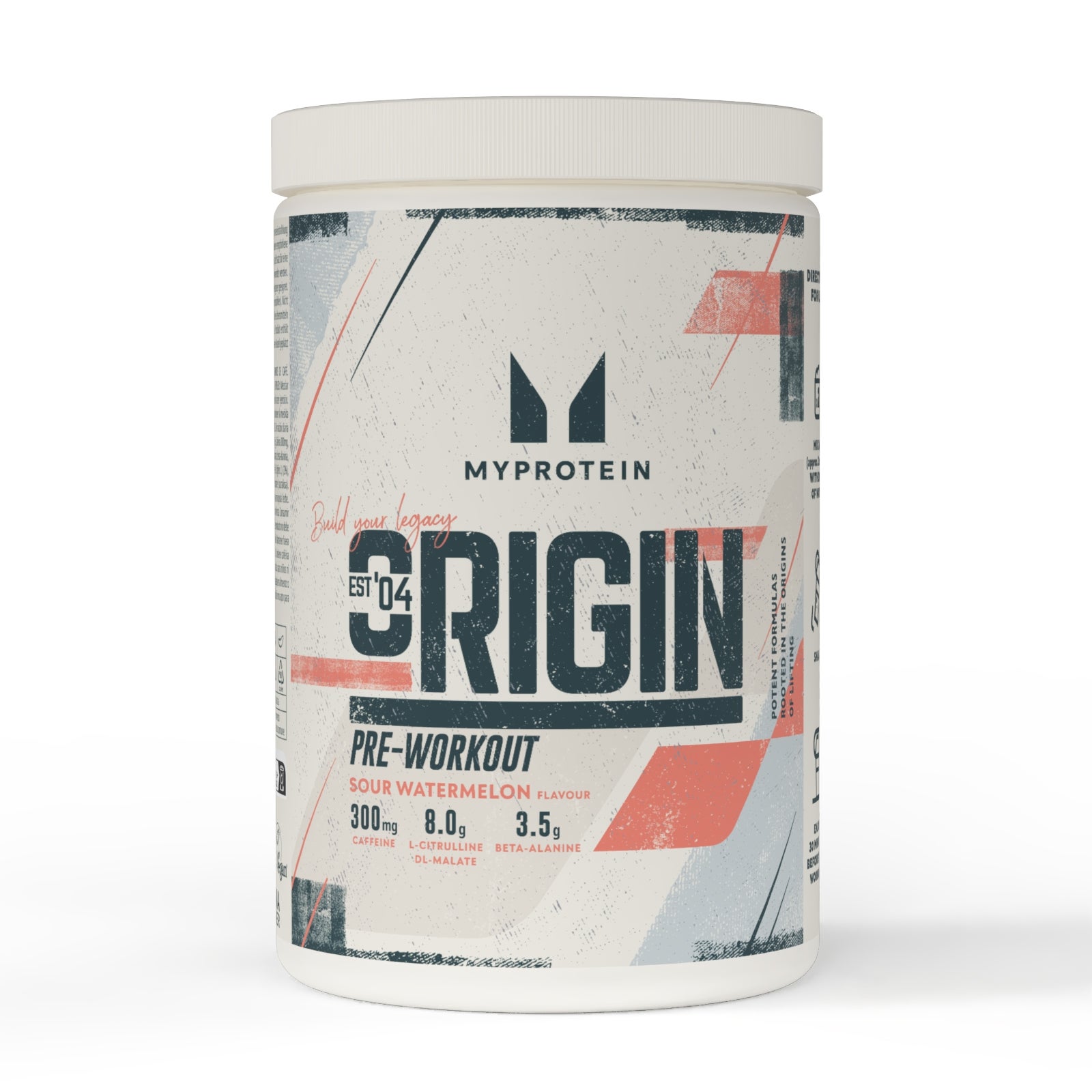 MyProtein Origin Pre-workout stim free 600g Arbuus — Melon — Powder view 1